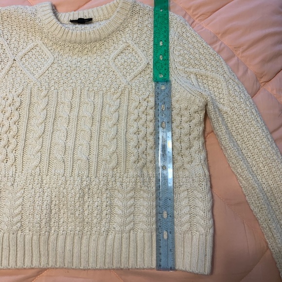 cropped cream sweater - Picture 6 of 6